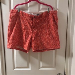 Old Navy shorts, coral, size 18